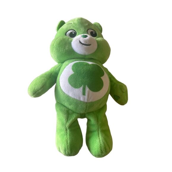 Care Bears Green Lucky Good Luck Clover Bear Plushie Stuffed Toy - Picture 1 of 8